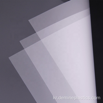0.5mm 투명 폴리카보네이트 필름 유연한 얇은 플라스틱 필름